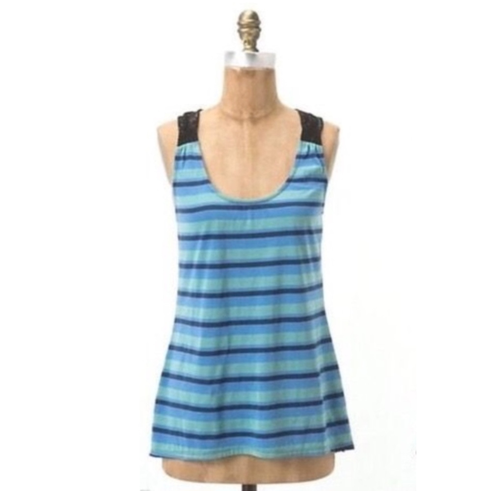 One September Anthro Floral Tank Top